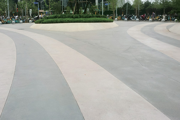 洗砂面艺术混凝土